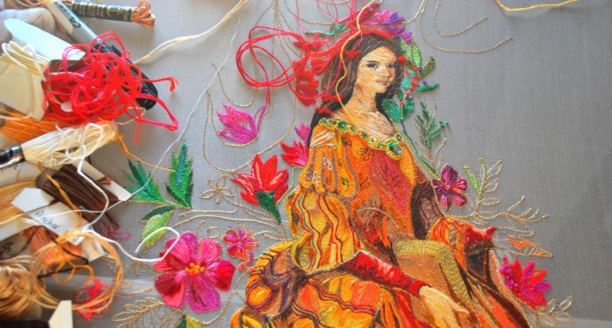 Encuentro de Bordado: “Pintar con aguja” en vivo por Instagram