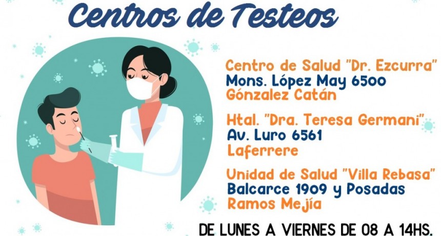 Nuevos Centros de Testeos en La Matanza
