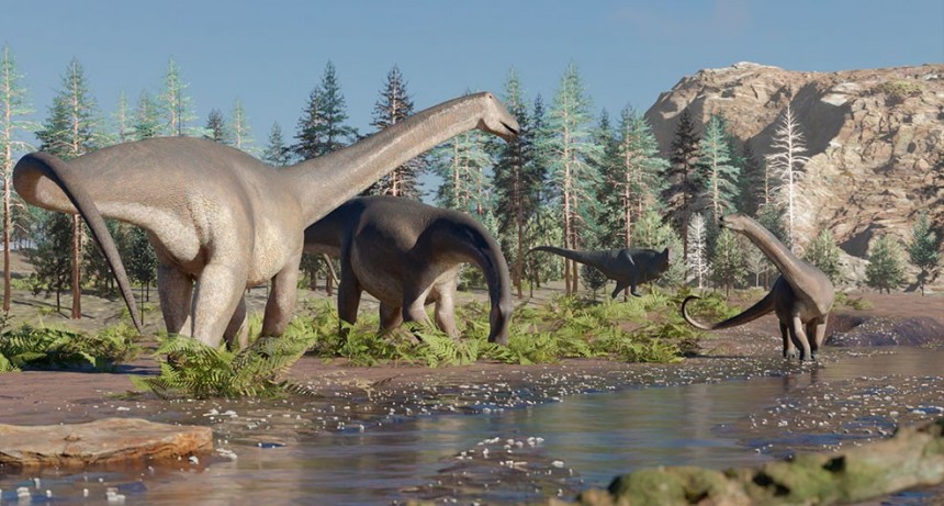 Hallan en Neuquén uno de los últimos dinosaurios de cuello largo y pico de pato