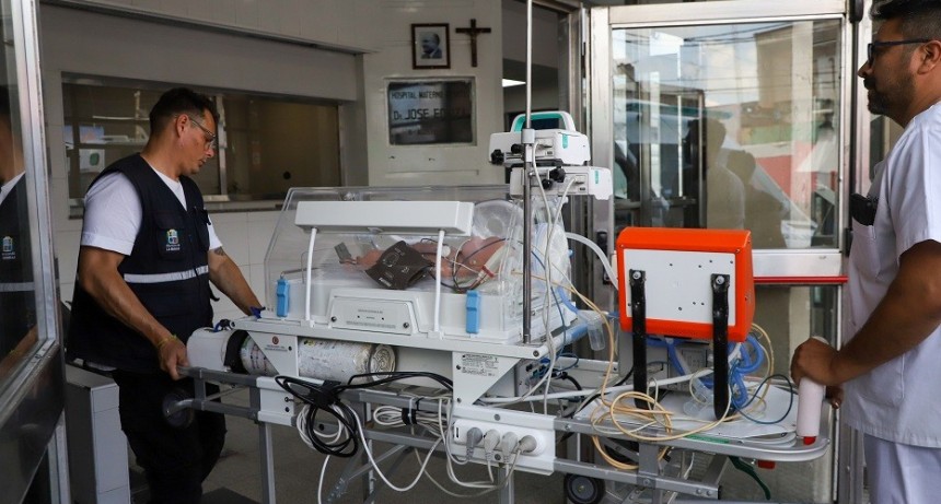 La Matanza refuerza cuidados neonatales: Incorpora incubadora de alta complejidad para traslado de pacientes