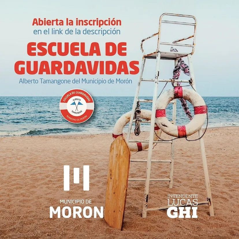 Morón: Continúa la preinscripción para la Escuela de Guardavidas