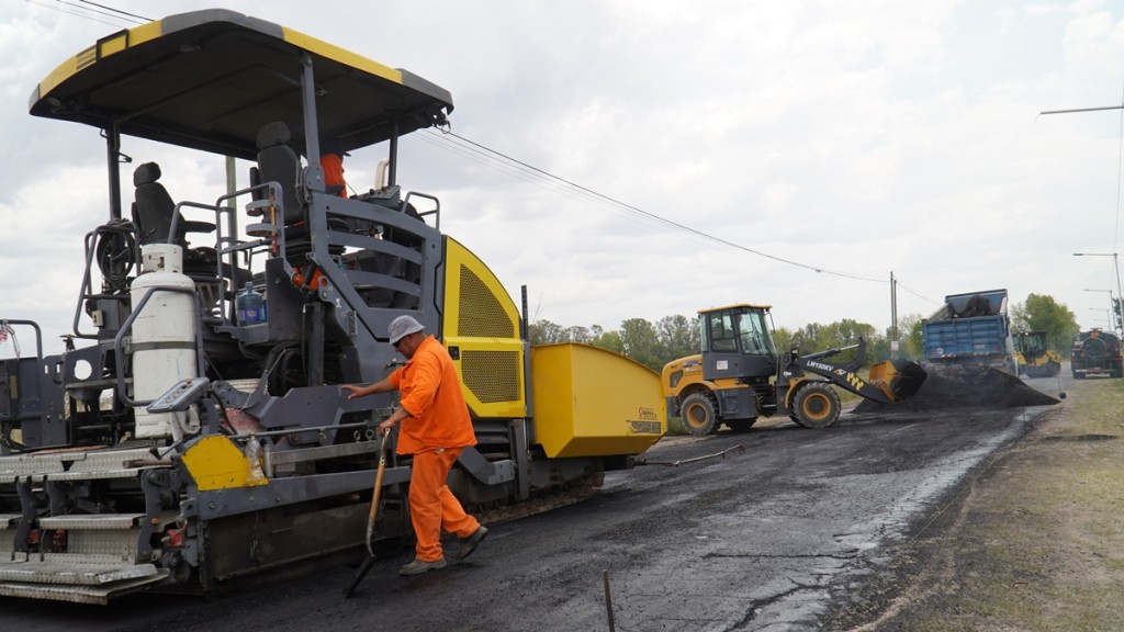 Merlo: avanza la repavimentación de la Avenida Constituyentes con mejoras integrales