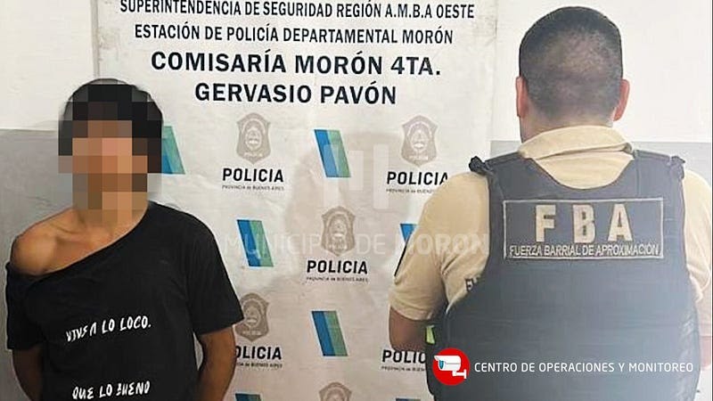 Ocho detenidos en Morón tras operativos contra robos y entraderas