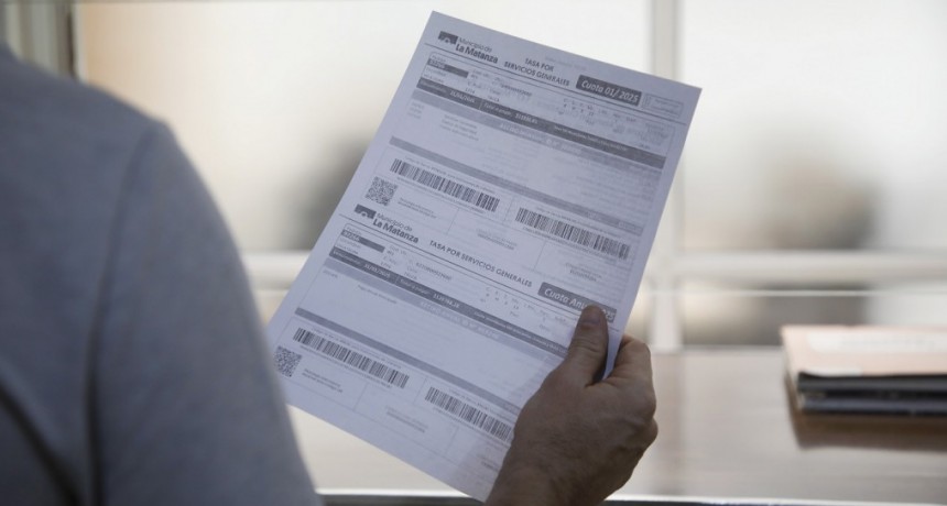 La Matanza ofrece descuento por pago anual anticipado de las Tasas por Servicios Generales hasta el 31 de enero