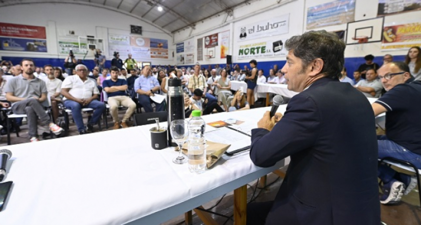 Kicillof en Tres Arroyos: reunión con sectores productivos, inauguraciones y más inversión en salud