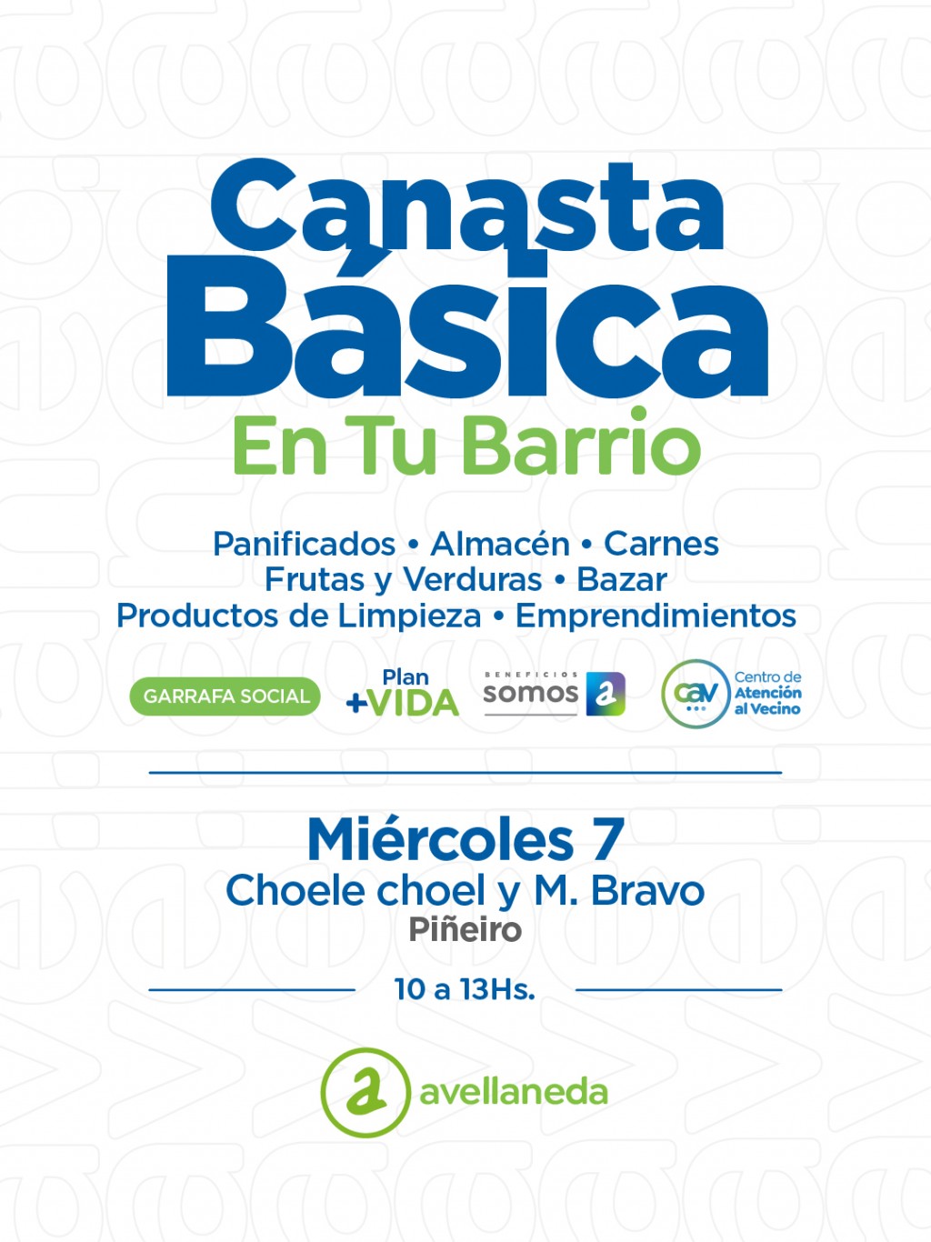 “Canasta Básica en tu Barrio” llega a Piñeiro con alimentos a precios accesibles