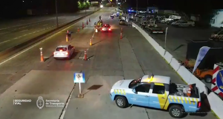 Controles de Año Nuevo: la ANSV registró 96 casos de alcoholemia positiva