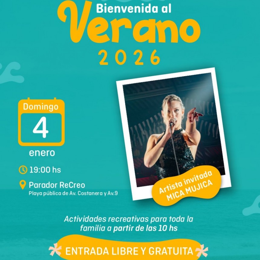 Miramar recibe el Verano 2026 con música en vivo y actividades gratuitas en el Parador ReCreo