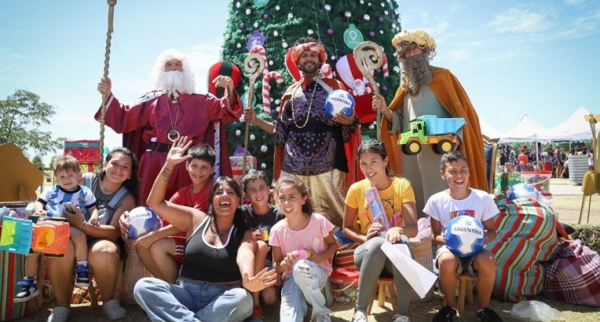 Más de mil chicos y chicas celebraron la llegada de los Reyes Magos en la Ribera de Quilmes