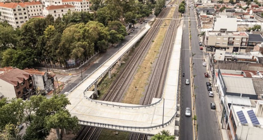 Haedo: habilitaron el nuevo puente sobre las vías del Sarmiento y mejora la circulación en la zona