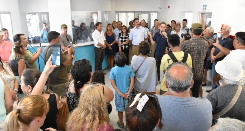 Abrió el Anexo Sanitario Las Palmas y anunciaron la construcción de un nuevo hospital en Miramar