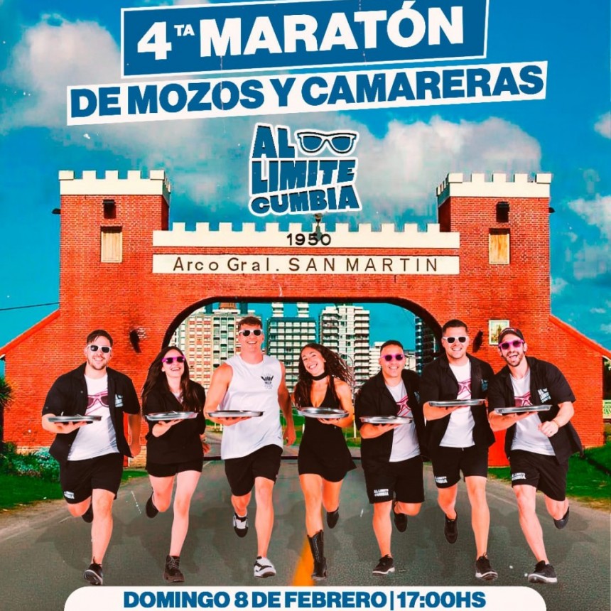 Se corre la 4ª Maratón de Mozos y Camareras de UTHGRA Miramar con premios millonarios