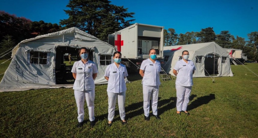 Se presentó el Hospital Móvil donado por la República Popular China