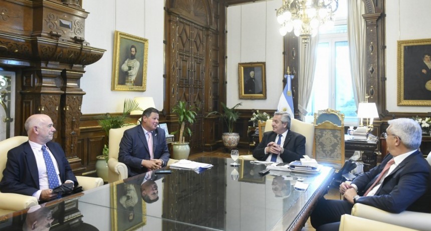 El presidente recibió a los principales referentes de la empresa ExponenciAR