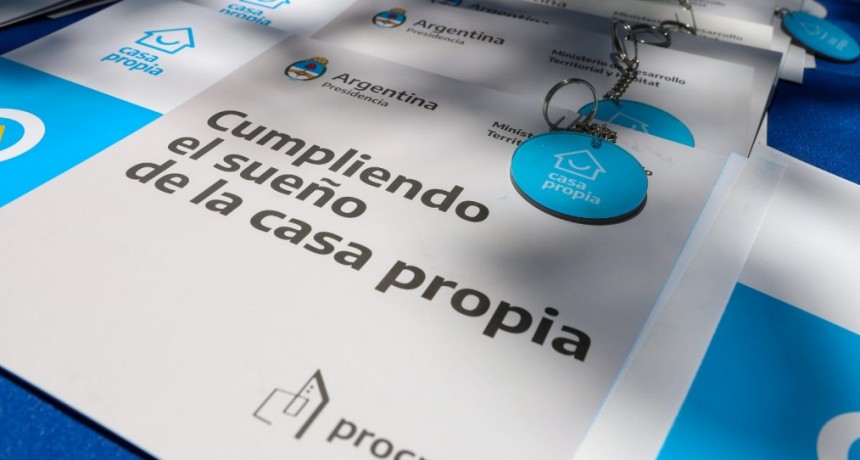 El Ministerio de Desarrollo Territorial y Hábitat entregó Créditos Casa Propia en La Plata