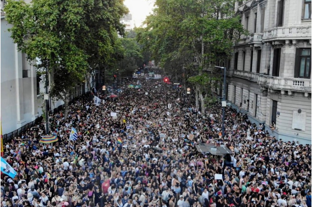 ¡Fenómeno barrial! La marcha anti Milei