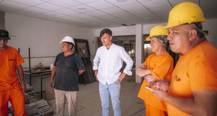 Morón refuerza la inversión en infraestructura escolar con obras en secundarias y jardines de infantes