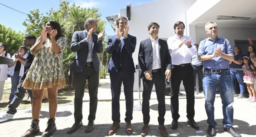 Kicillof inauguró obras en un Centro de Salud y lanzó iniciativas ambientales y habitacionales en San Vicente