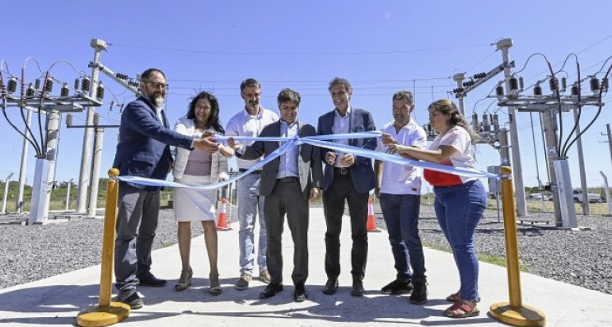 Kicillof inauguró estación transformadora en Mar del Sud: más energía para impulsar el turismo y el desarrollo