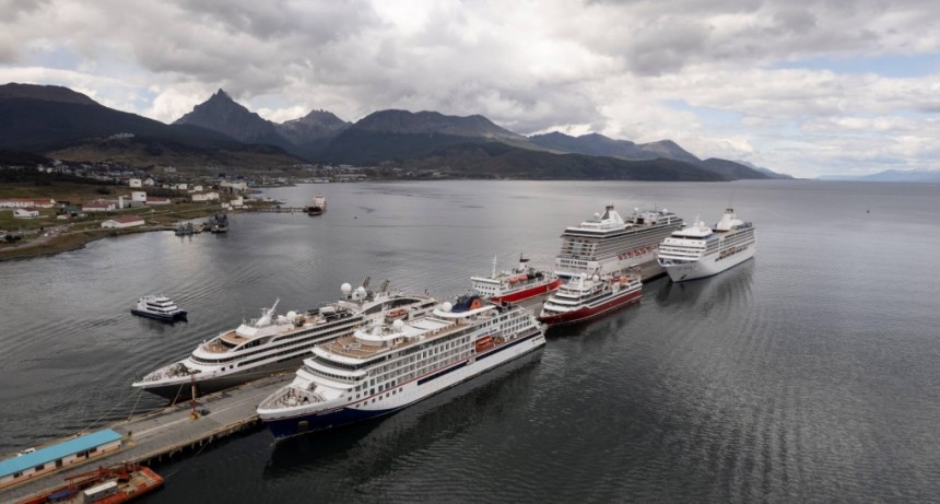 Ushuaia será puerto madre de un crucero de gran porte por primera vez y generará un fuerte impacto económico