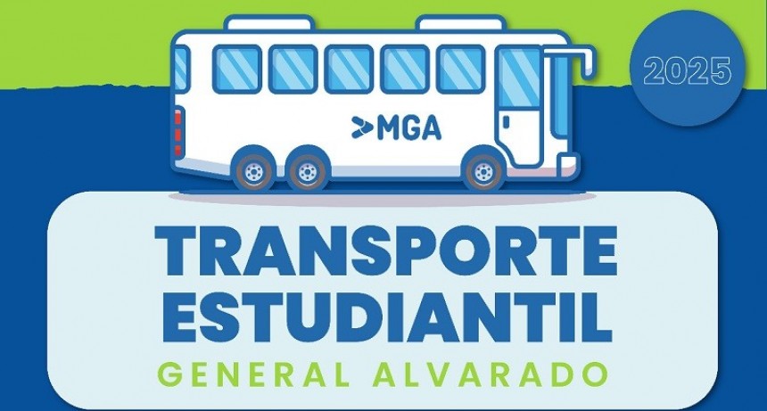 ¡Atención estudiantes de General Alvarado! Abren las inscripciones para el Transporte Estudiantil 2025