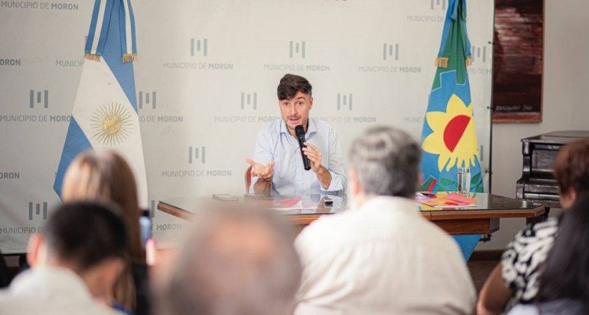 Lucas Ghi presentó su plan de gestión para 2025: "Redoblamos esfuerzos para mejorar la seguridad, la infraestructura y el empleo en Morón"