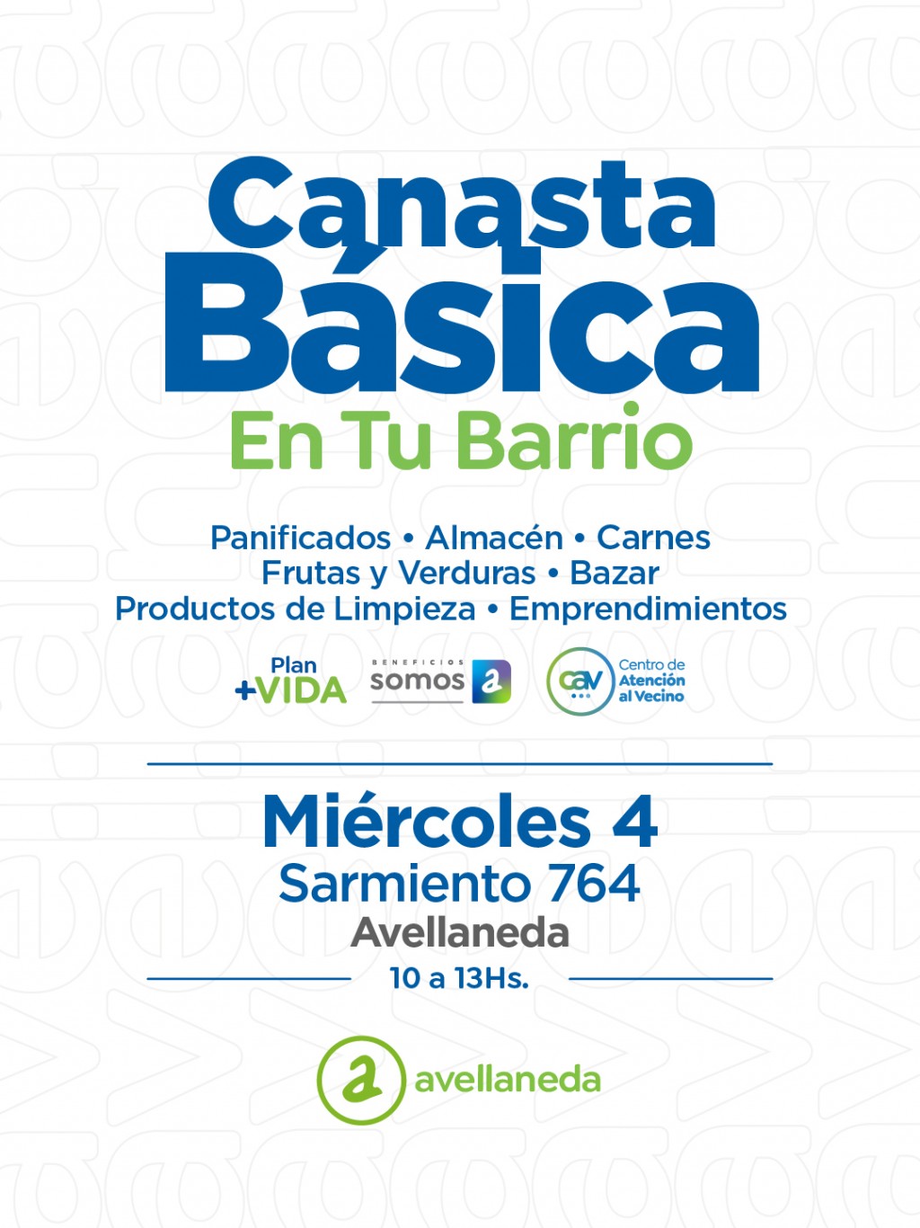 Precios cuidados y cercanía: “Canasta Básica en tu Barrio” llega este miércoles al centro de Avellaneda