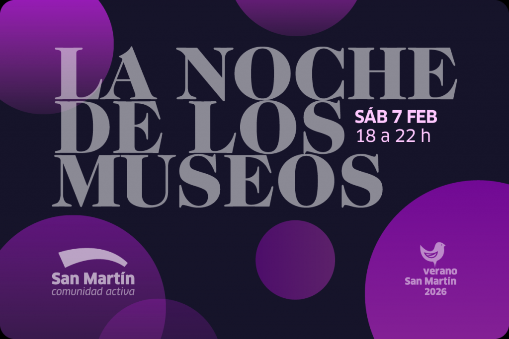 San Martín celebra la Noche de los Museos con recorridos guiados y un cierre musical