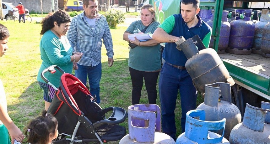 9 de Abril: nuevo operativo municipal de recarga de garrafas a precio accesible