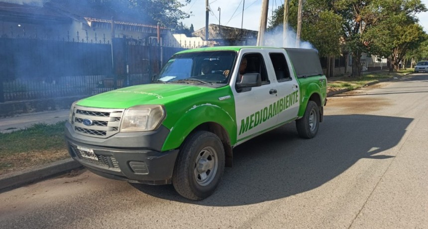 Avanzan las tareas de fumigación en Esteban Echeverría para prevenir el dengue