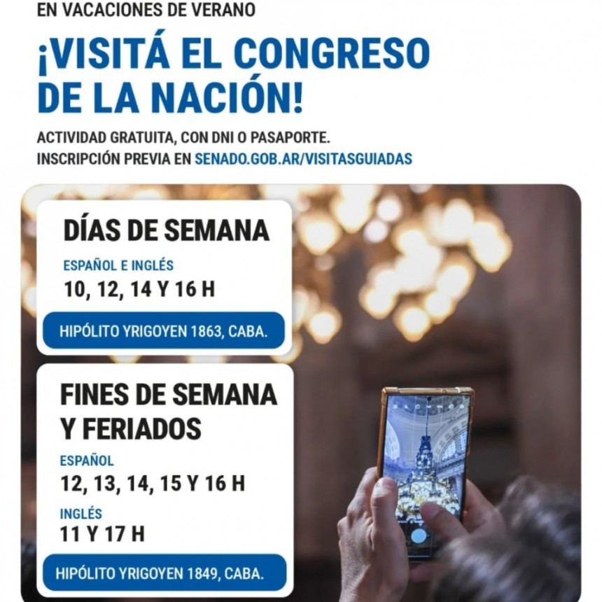 Vacaciones de verano en el Congreso: visitas gratuitas y guiadas para conocer el corazón del Parlamento