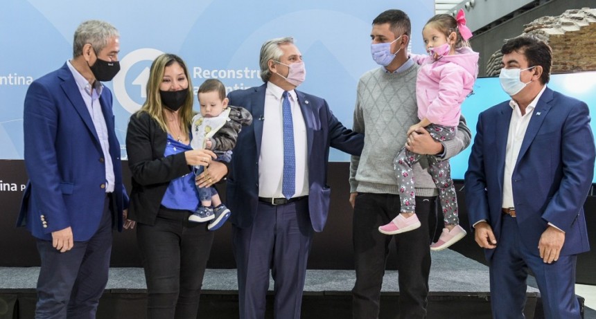 Alberto Fernández: ”Tener un techo es un derecho humano y tenemos que preservarlo y garantizarlo”