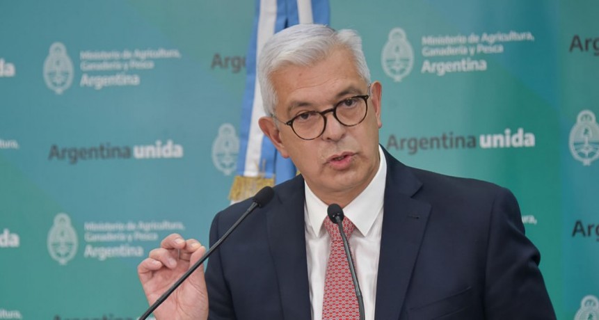 Anuncio y medidas del ministro de Agricultura, Ganadería y Pesca de la Nación Julián Domínguez