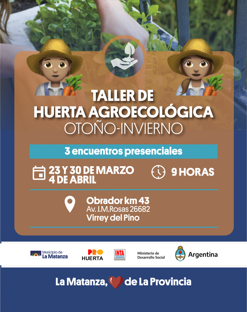 Nuevos talleres de Huerta Agroecológica Otoño – Invierno