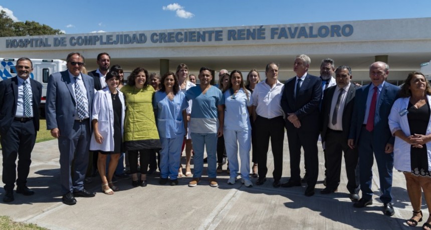 Vizzotti y el gobernador Ziliotto inauguraron en La Pampa el Hospital de Complejidad Creciente "Dr. René Favaloro"
