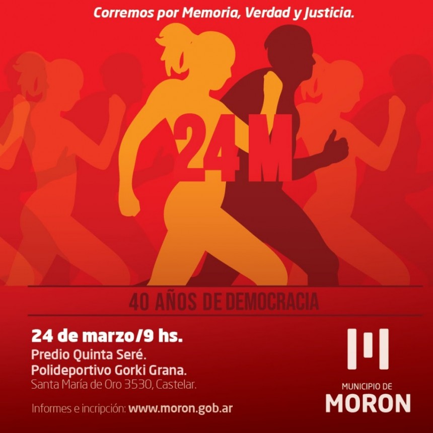 Abrió la inscripción para la Prueba Atlética por la Memoria, la Verdad y la Justicia