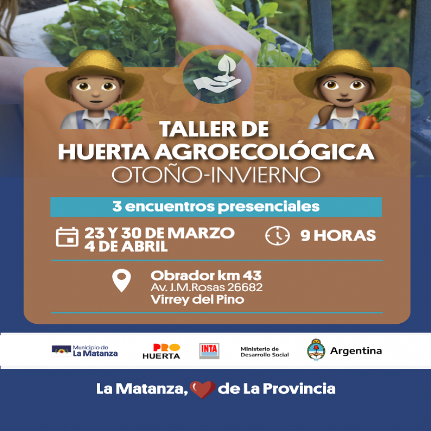 Nuevos talleres de Huerta Agroecológica Otoño – Invierno