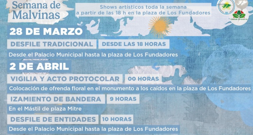 Comienza la Semana de Malvinas en Esteban Echeverría