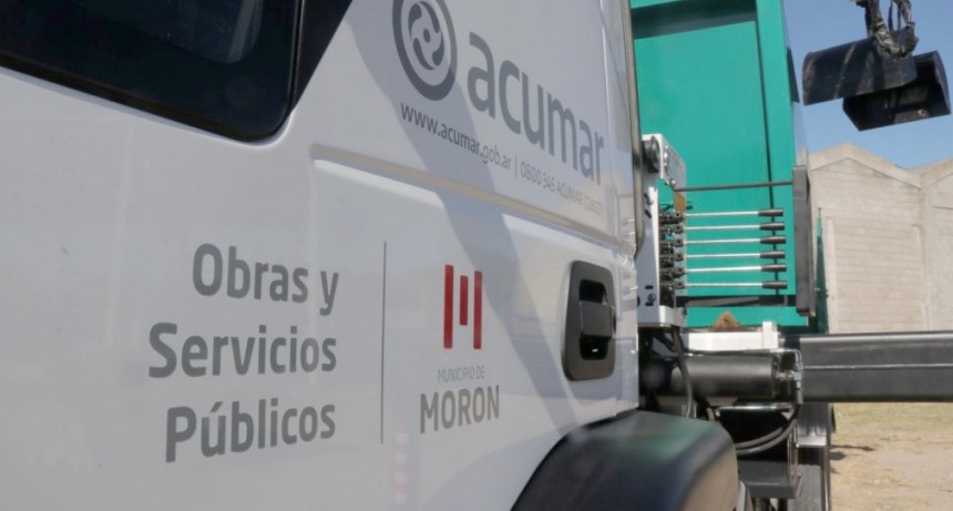 Morón sumó nuevo equipamiento para la gestión de residuos urbanos