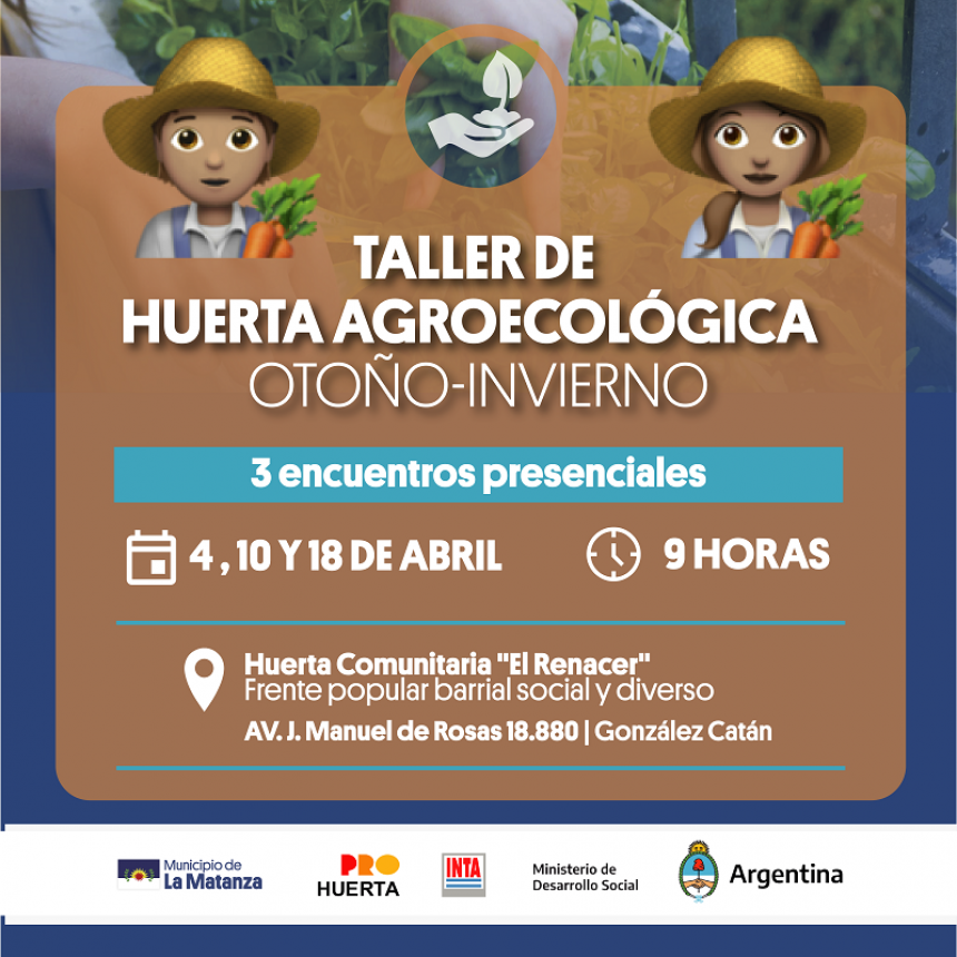 Nuevos talleres de Huerta Agroecológica Otoño – Invierno