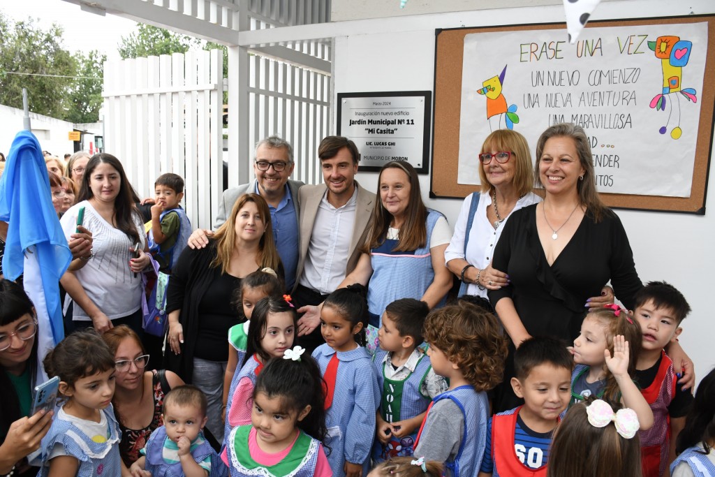 Morón inauguró un nuevo Jardín Infantil Municipal: Un Espacio Educativo para los Más Pequeños