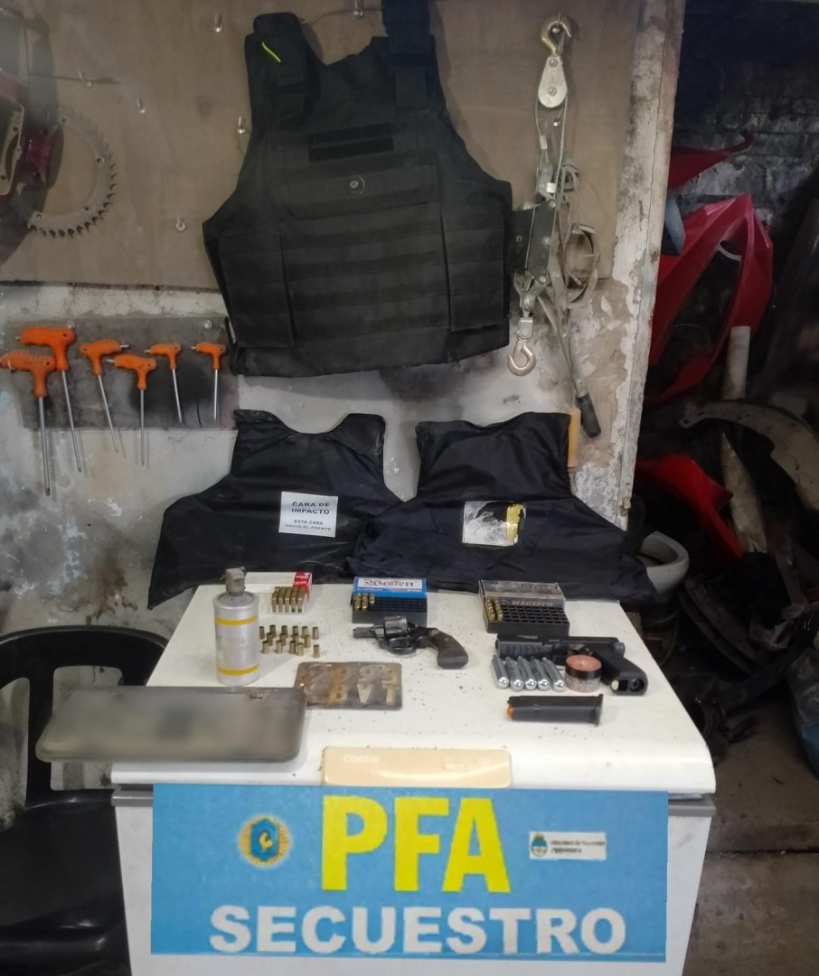 La PFA desarticula desarmadero ilegal en zona sur del Gran Buenos Aires