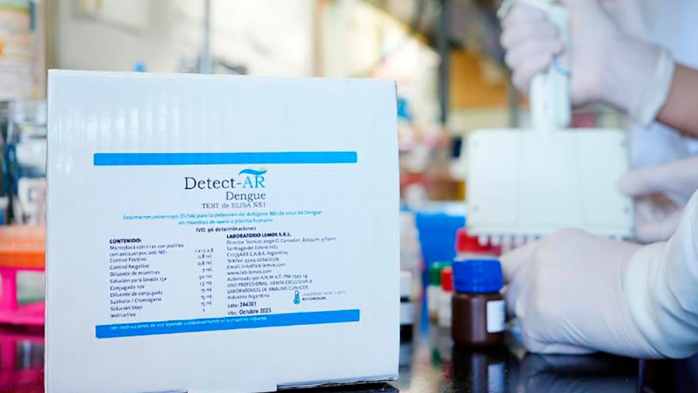 Centro nacional de referencia confirma óptimo desempeño del Kit Detect-Ar Dengue