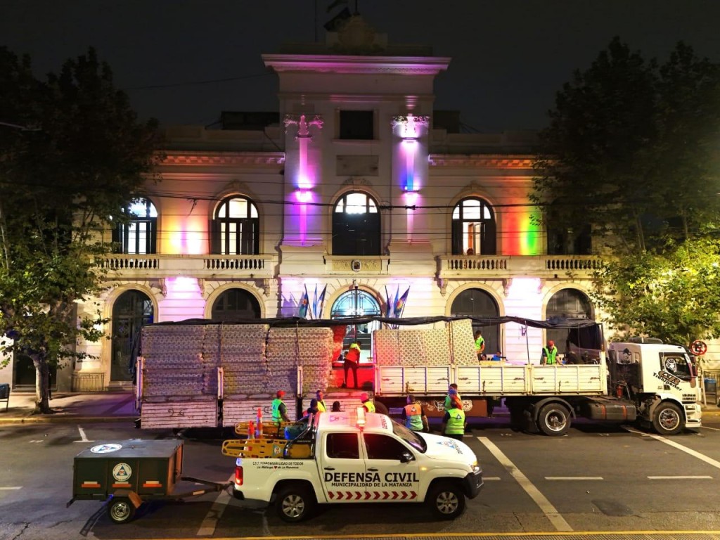 Solidaridad en acción: La Matanza envía ayuda humanitaria a Bahía Blanca tras el temporal