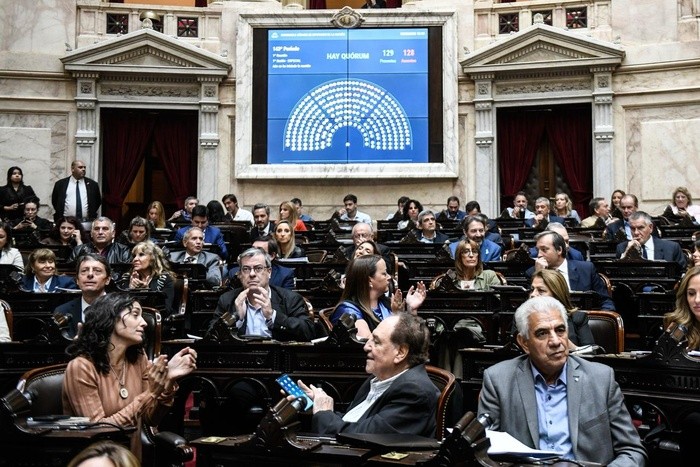 Sesión en el Congreso en medio de la represión: avanza la investigación por el criptogate