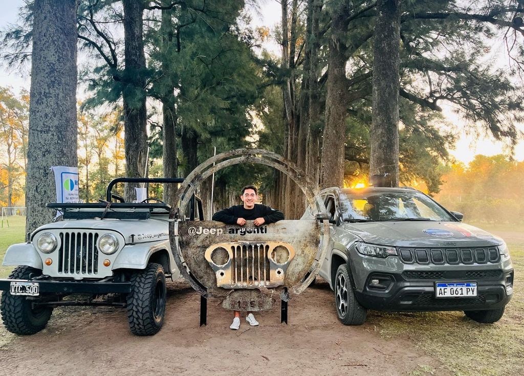 Un joven apasionado detrás del éxito del Encuentro Nacional de Jeeps