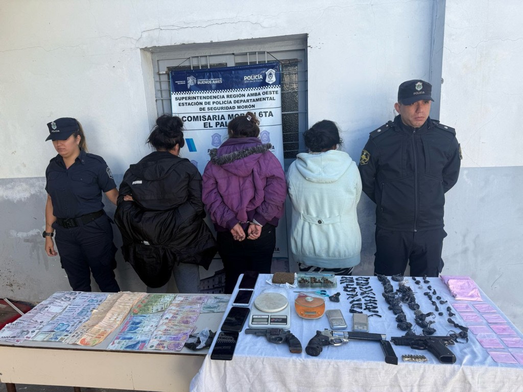 Allanamientos en El Palomar: incautan drogas, armas y desarticulan puntos de venta