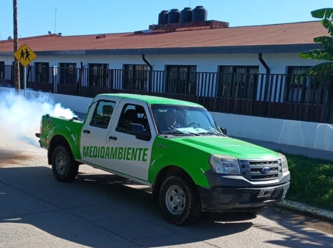 Esteban Echeverría refuerza la fumigación contra el dengue