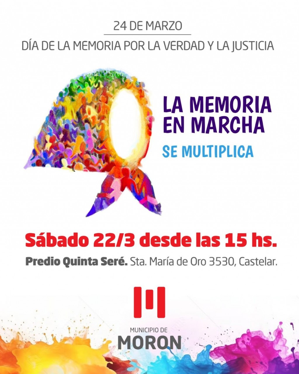 Morón conmemora el Día de la Memoria con actividades culturales y deportivas