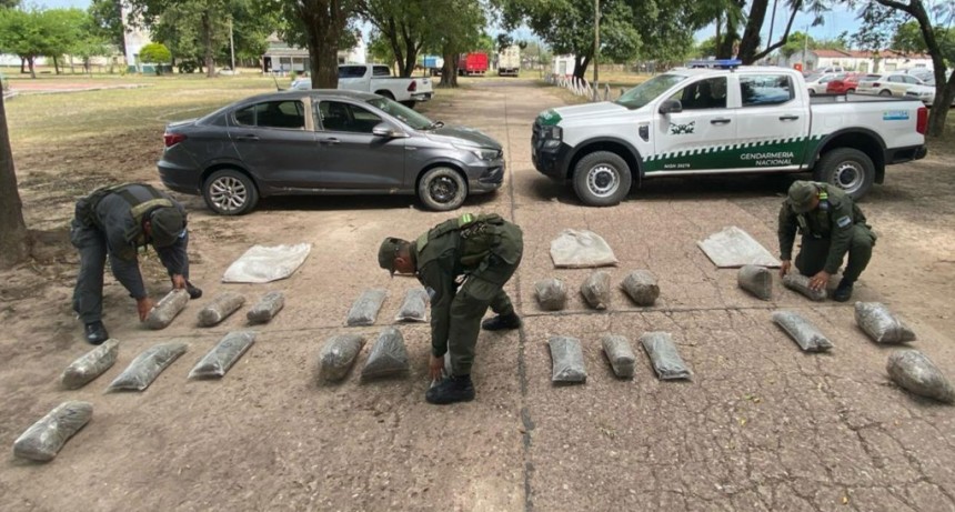 Golpe al narcotráfico en Chaco: secuestran más de 60 kilos de droga en dos operativos